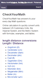 Mobile Screenshot of checkyourmath.com